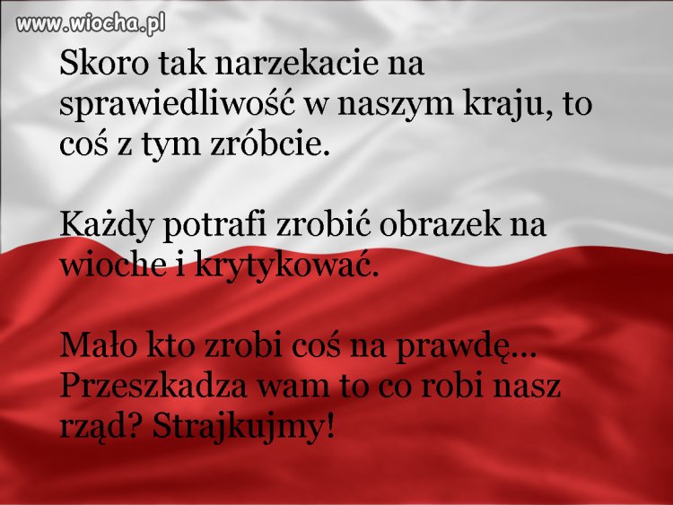 Weźmy sprawy w swoje ręce.
