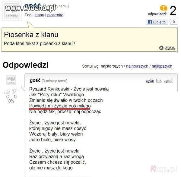 Piosenka z Klanu