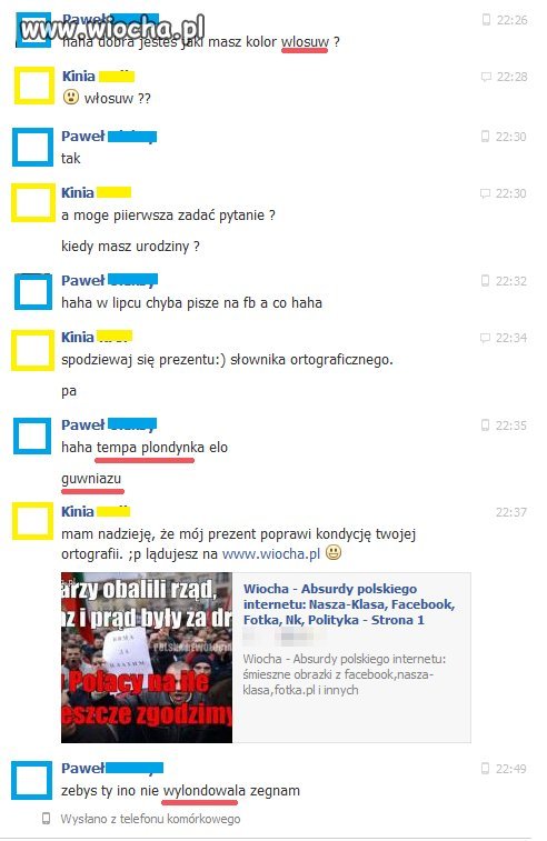 Chciał przykozaczyć