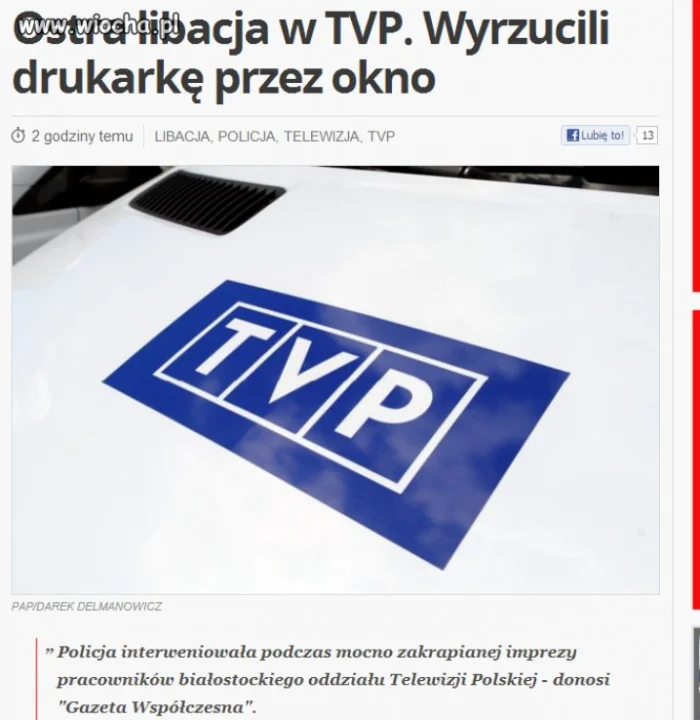 Ostra libacja w tvp...