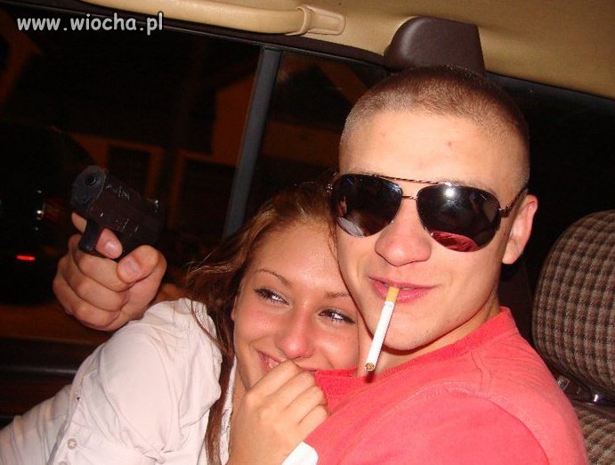 Gangsta obroni swoją dziunie