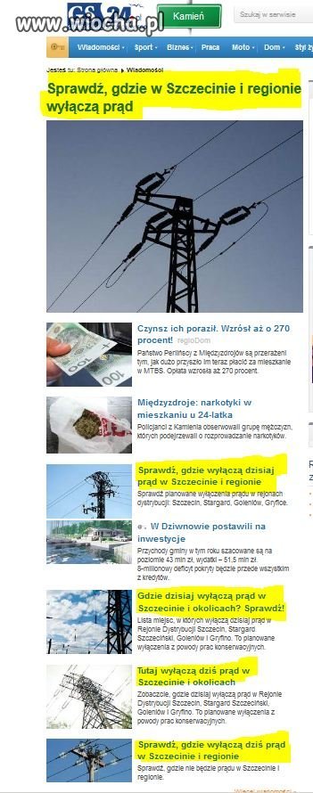 Masz w domu wodę, prąd i gaz?