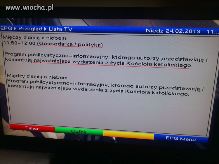 A ponoć kościół...