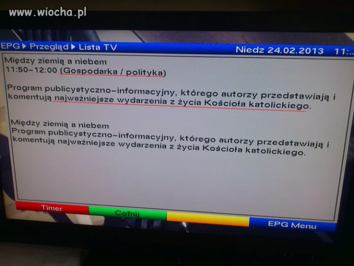 A ponoć kościół...