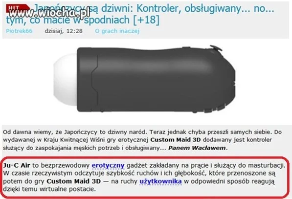 Japończycy są dziwni.