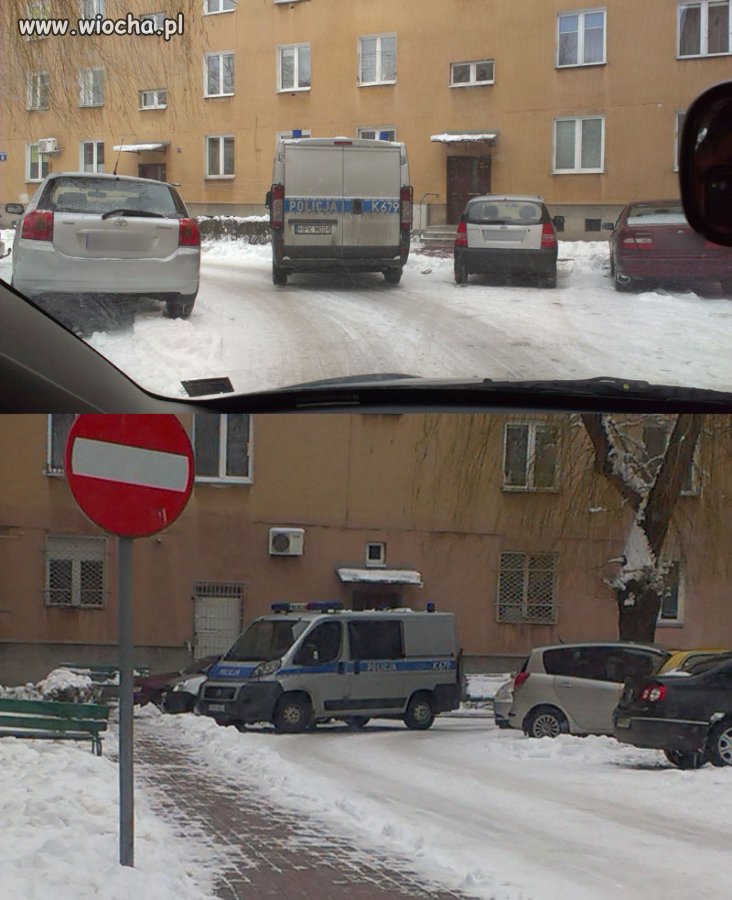 Ja już zaparkowałem, Ty nie musisz.