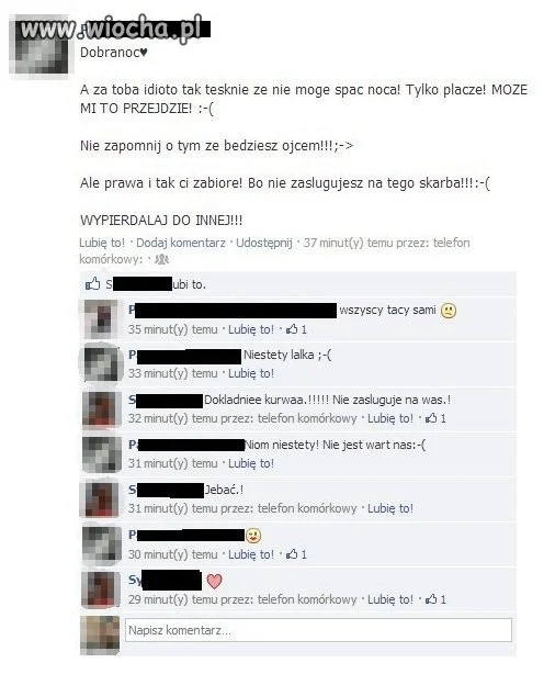 Wyżalanie się na facebooku