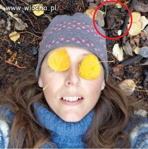 Super zdjęcie, ale czy to obok twojej głowy to czasem nie...