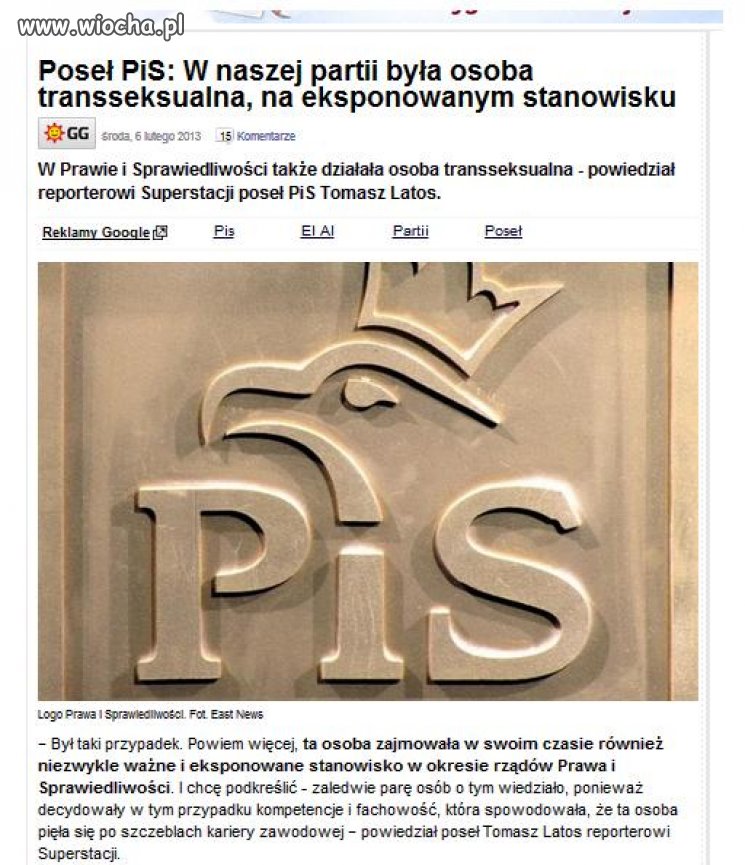 Transseksualista w PIS ...