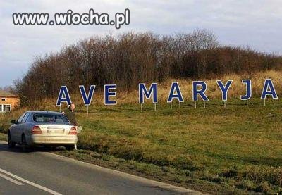 Reklamy przy drodze