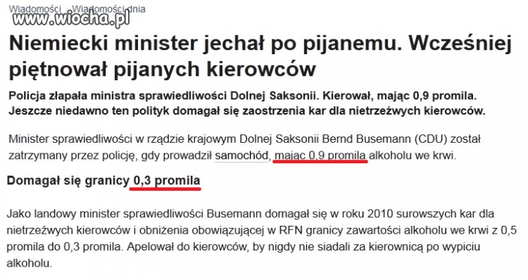 Hipokryzja w polityce - to dopiero wiocha