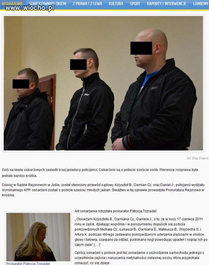 Policjanci, którzy brutalnie pobili 6 osób