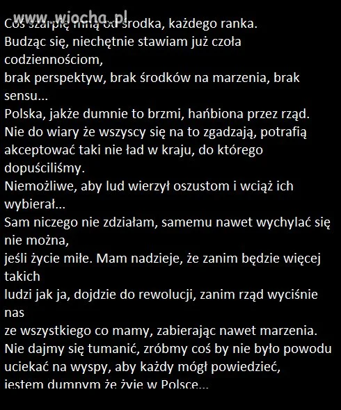 Zmęczony byciem nikim...