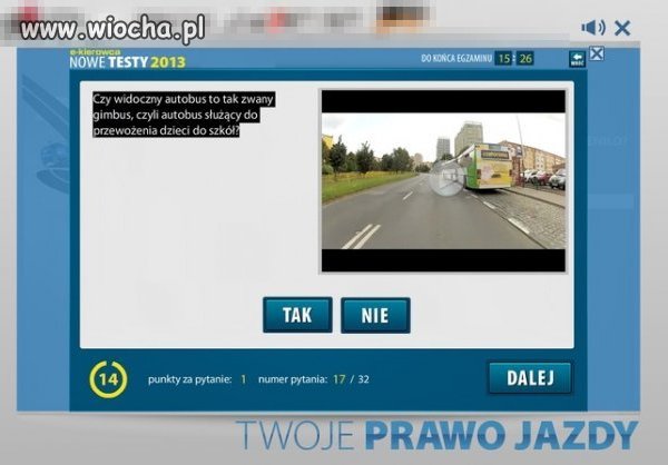 Nowe Testy na Prawo Jazdy