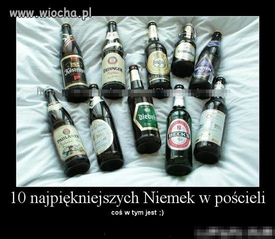 10 najpiękniejszych Niemek w pościeli 