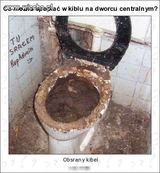 Czysty kibel.