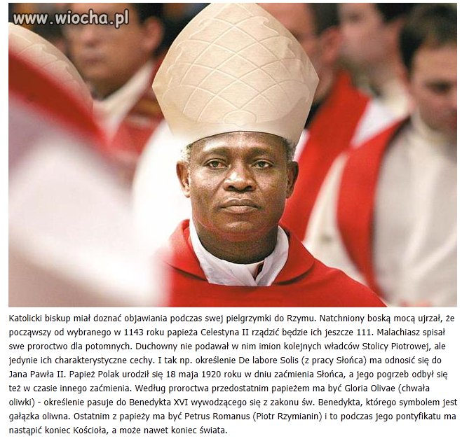Malachiasz chciał powiedzieć: