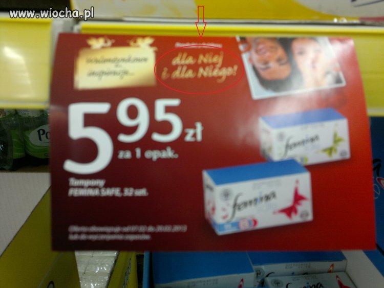 Tampony : Dna Niej i dla Niego !