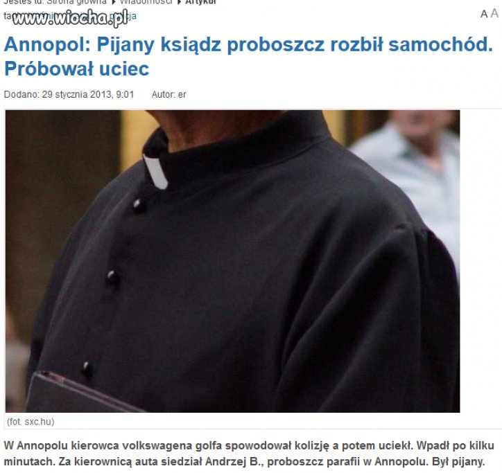 Pijany proboszcz