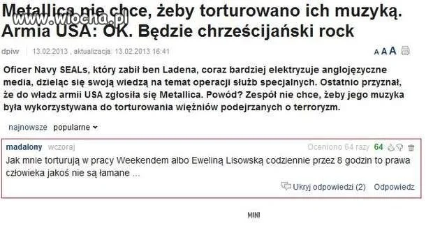 Dla torturujących w miejscach pracy