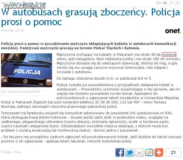 Nie dość że rudy
