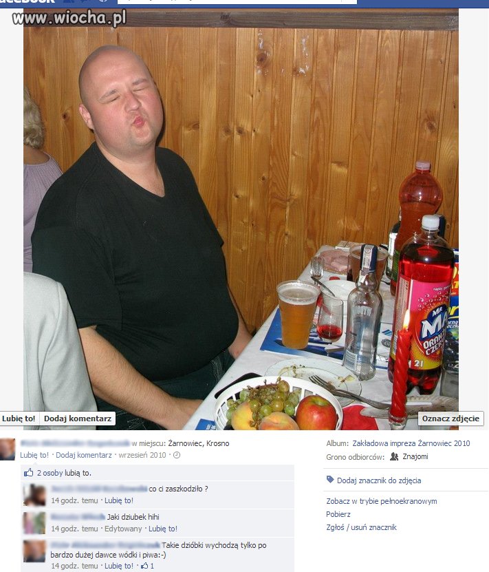 Bo od wódki..