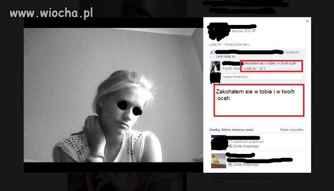 Zakohałem sie w tobie i w twoih ocah.