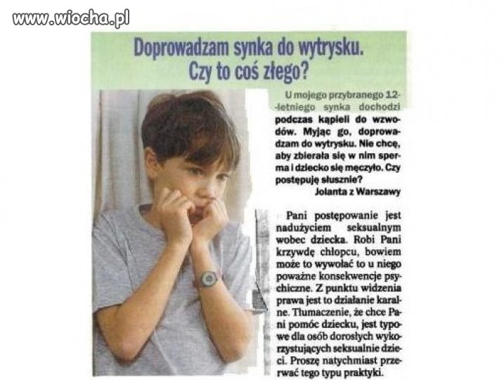 Doprowadzam synka do wytrysku 