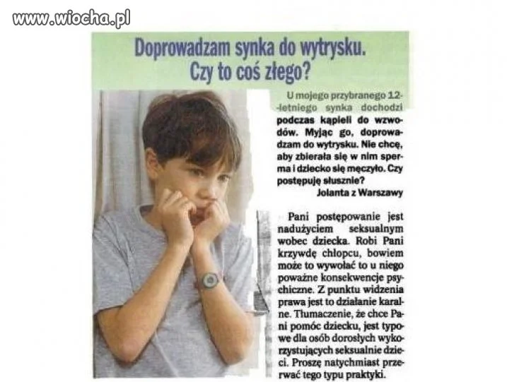 Doprowadzam synka do wytrysku 