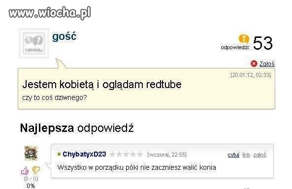 Jestem kobietą i oglądam redtube