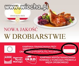 Wiocha w kampanii reklamowej drobiu.