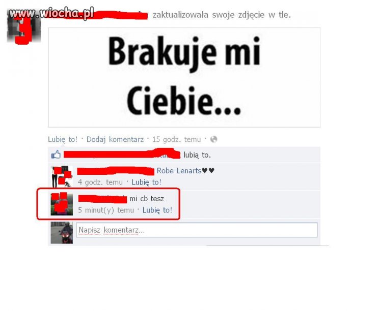 Brakuje mi Ciebie...