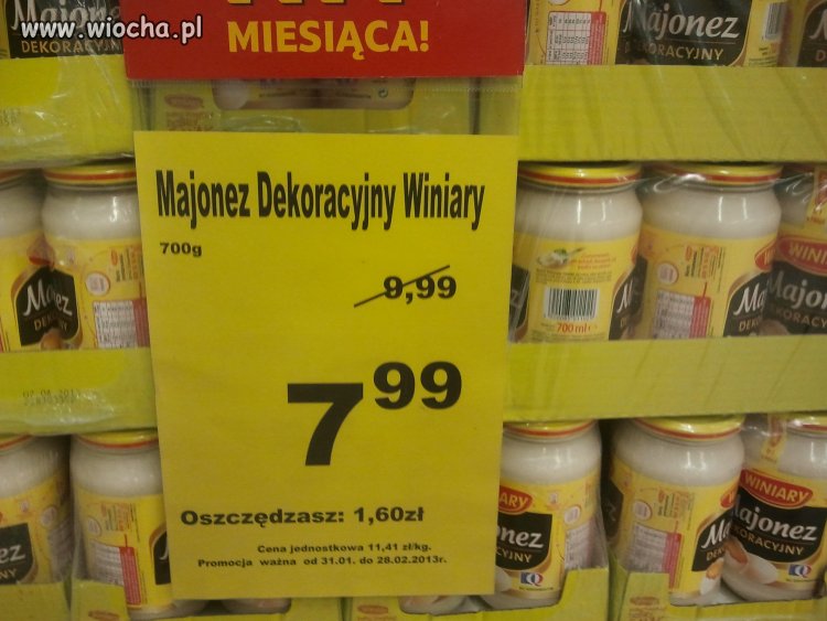 Tesco uczy matematyki...
