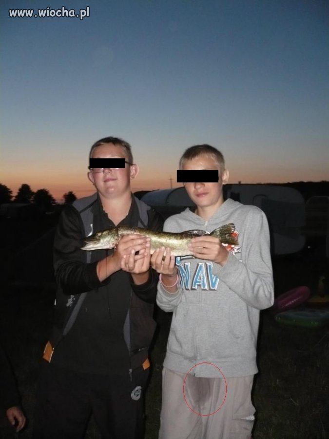 Opis pod zdjęciem: po wędkowaniu