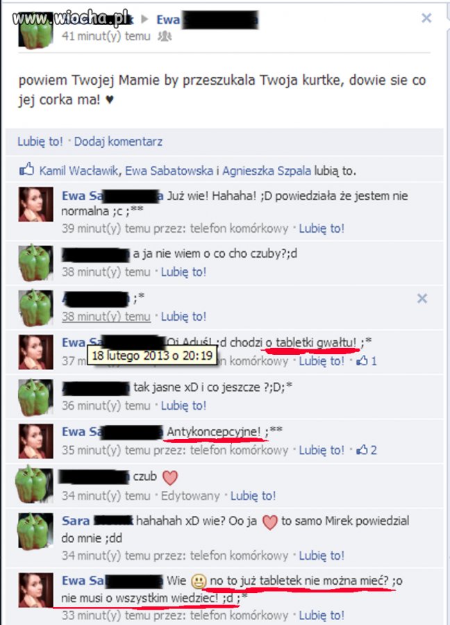 Ewcia i tabletki antykoncepcyjne