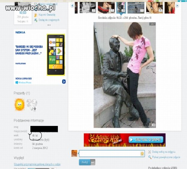 Ups... wsadził mi paluszka w ...