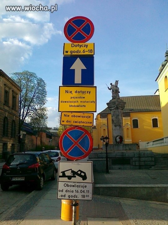 Mogli jeszcze z dwa dorzucić...zakazy