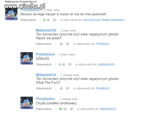 Trolling na youtube.