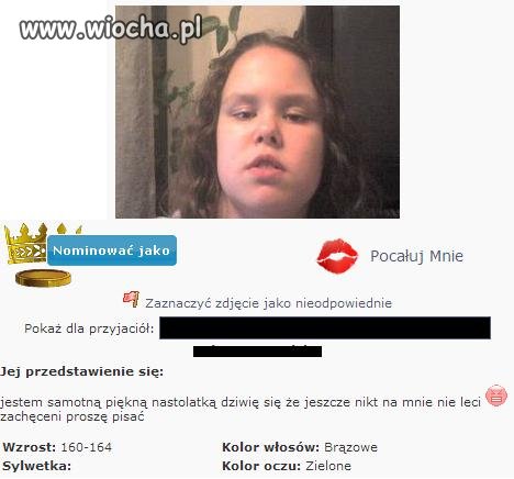 Samotna, piękna nastolatka do wzięcia