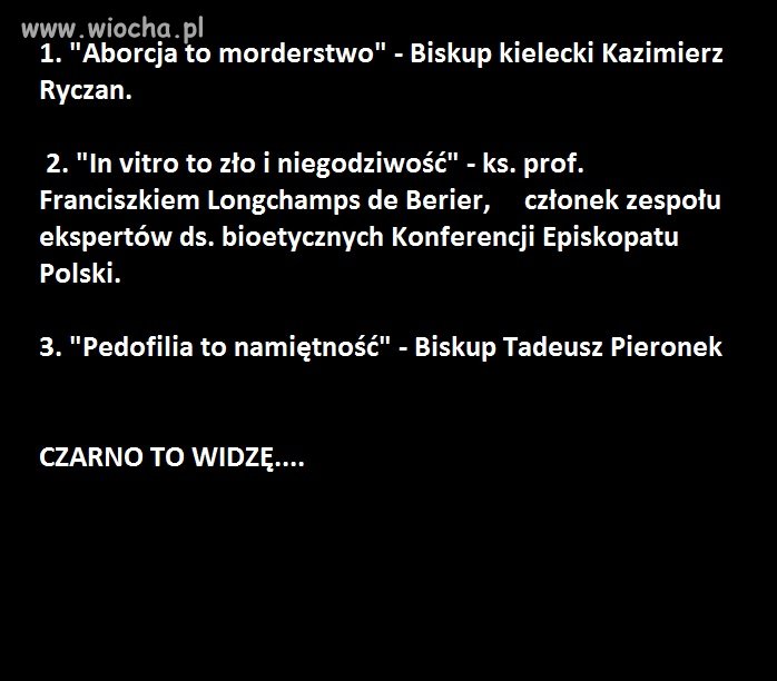 Czarno to widzę...