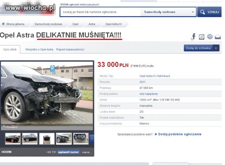 Ja tam dziękuję za takie...
