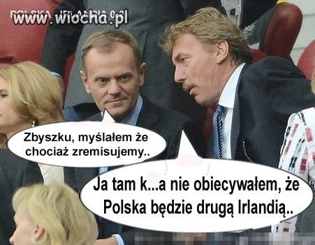 Myślenie chyba nie jest jego mocną stroną