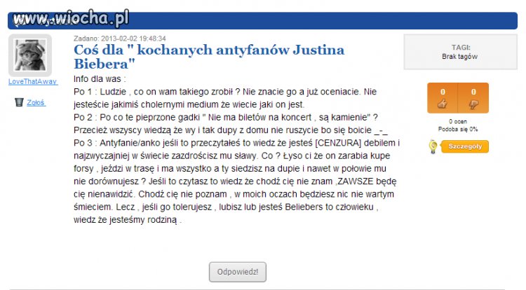 Dla mnie to jest dopiero wiocha.