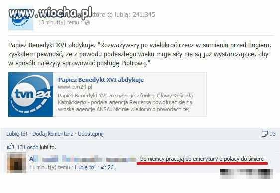 Na pewno właśnie o tym pomyślał...
