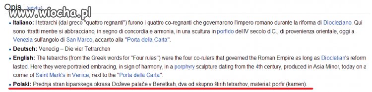 Wikipedia prawdę Ci powie...