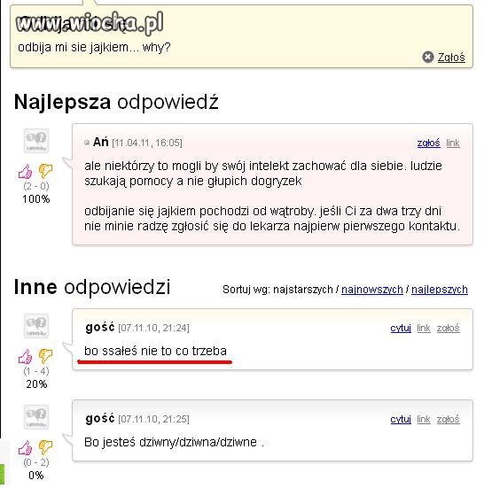 Szczera odpowiedź.