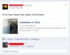 Informacja o śmierci ojca na FB