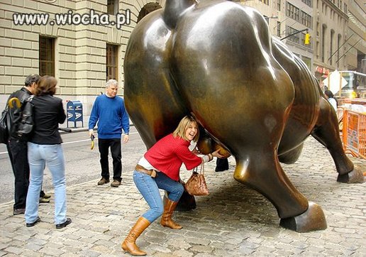 Fotka z NYC w pobliæu Wall Street