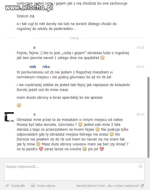 Rozmowa z dziewczyną która ma dużo obrony