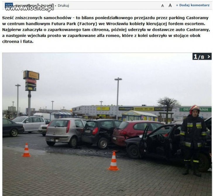 Mistrzyni parkowania.